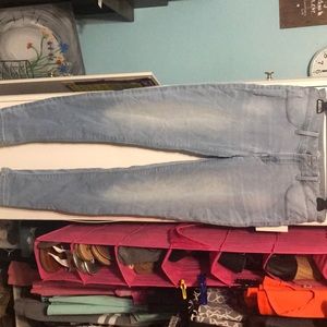 Light color blue jeans size 9, juniors